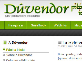 Novo layout Dúvendor