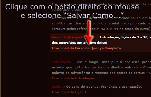 Download do Curso de Quenya